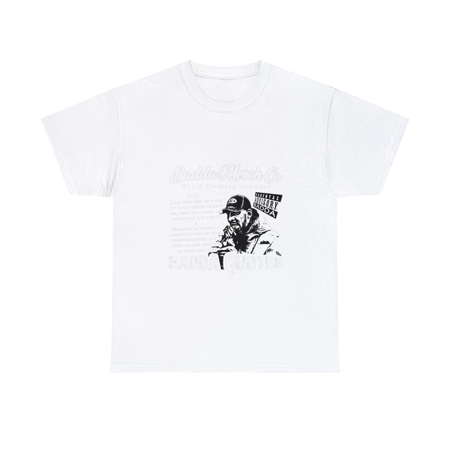 Badda Merch Black T - Son Quote