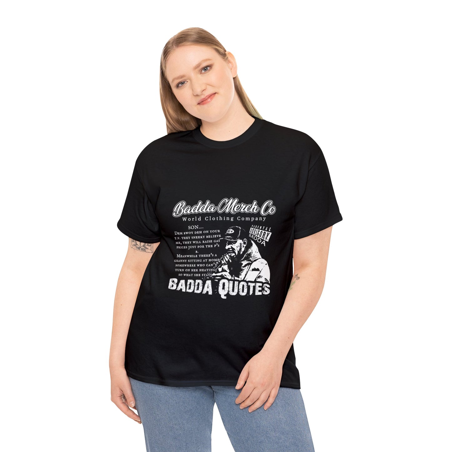 Badda Merch Black T - Son Quote